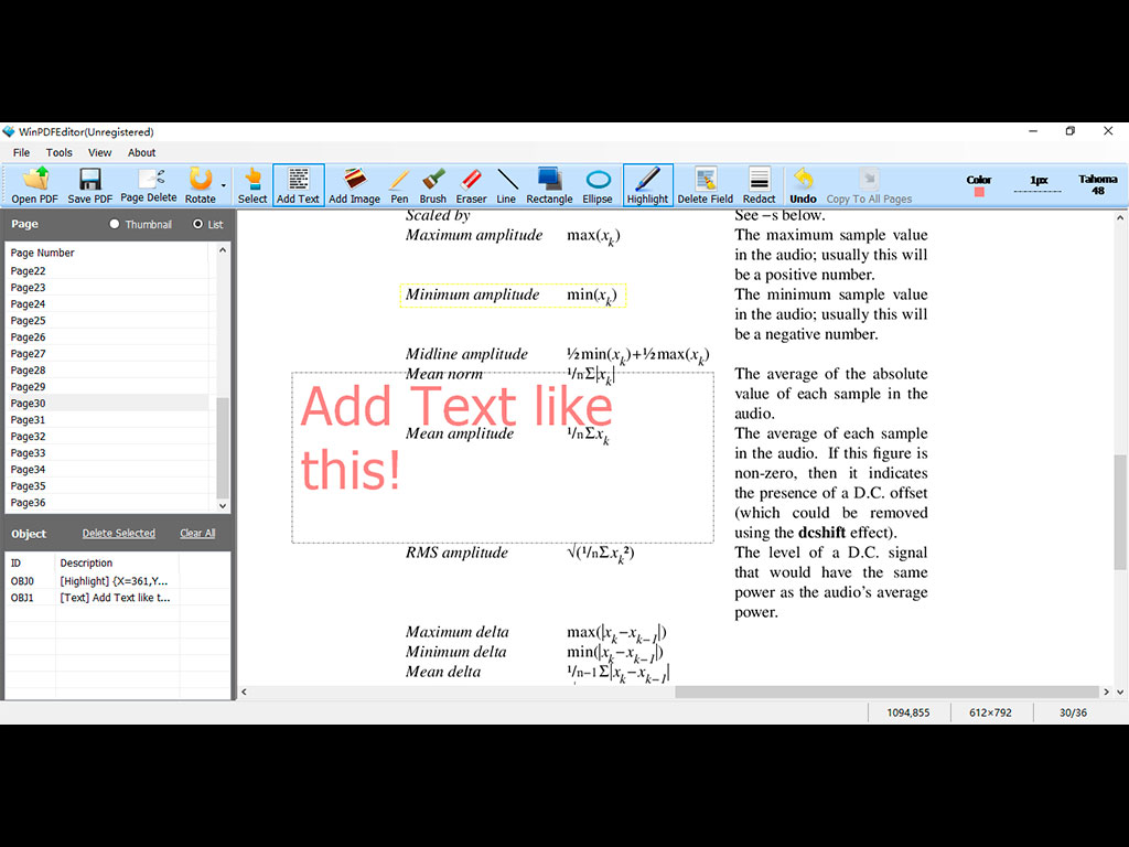 Win PDF Editor screenshot